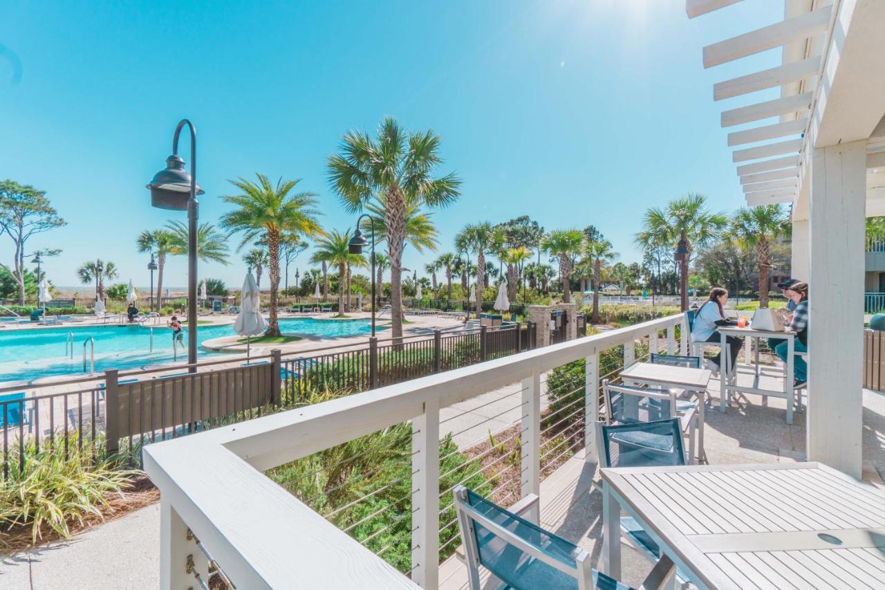 Stunning Views!!-Oceanfront Villa-Heated Pool-Private Balcony-Tiki Bar-Walk To Coligny Plaza Hilton Head Island Exterior foto