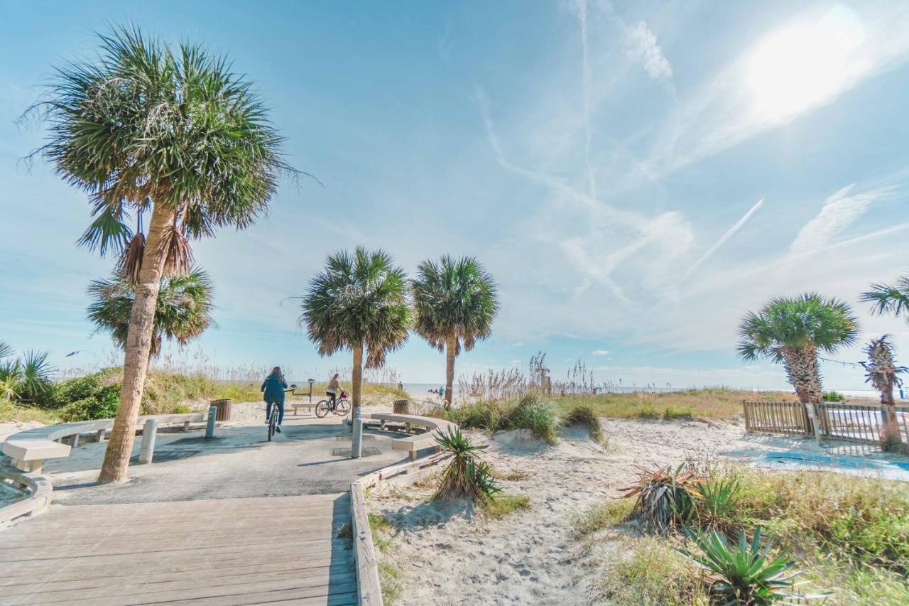 Stunning Views!!-Oceanfront Villa-Heated Pool-Private Balcony-Tiki Bar-Walk To Coligny Plaza Hilton Head Island Exterior foto