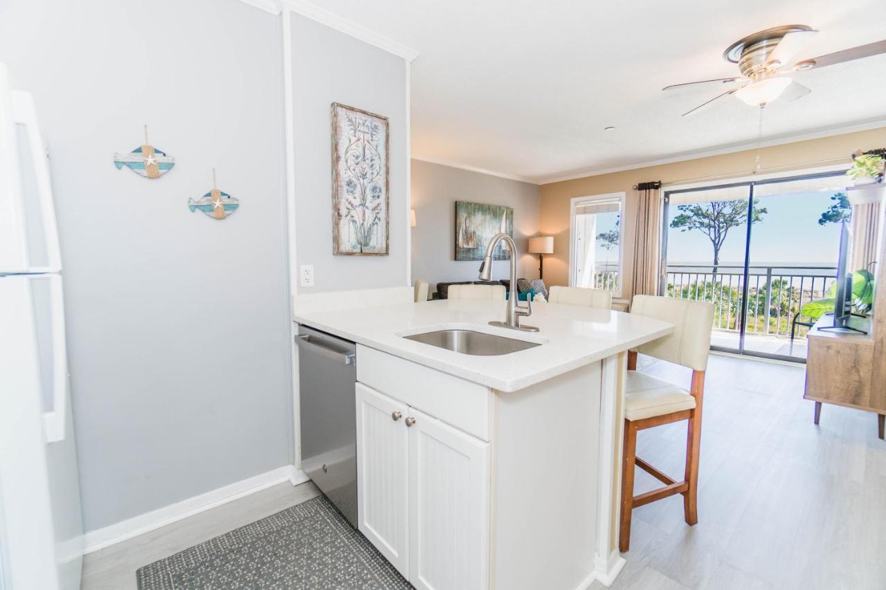 Stunning Views!!-Oceanfront Villa-Heated Pool-Private Balcony-Tiki Bar-Walk To Coligny Plaza Hilton Head Island Exterior foto
