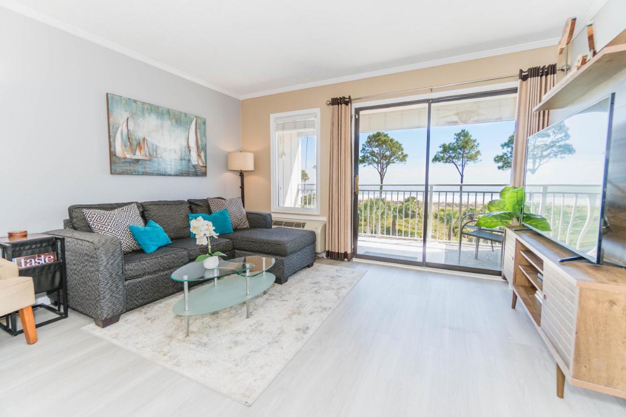 Stunning Views!!-Oceanfront Villa-Heated Pool-Private Balcony-Tiki Bar-Walk To Coligny Plaza Hilton Head Island Exterior foto