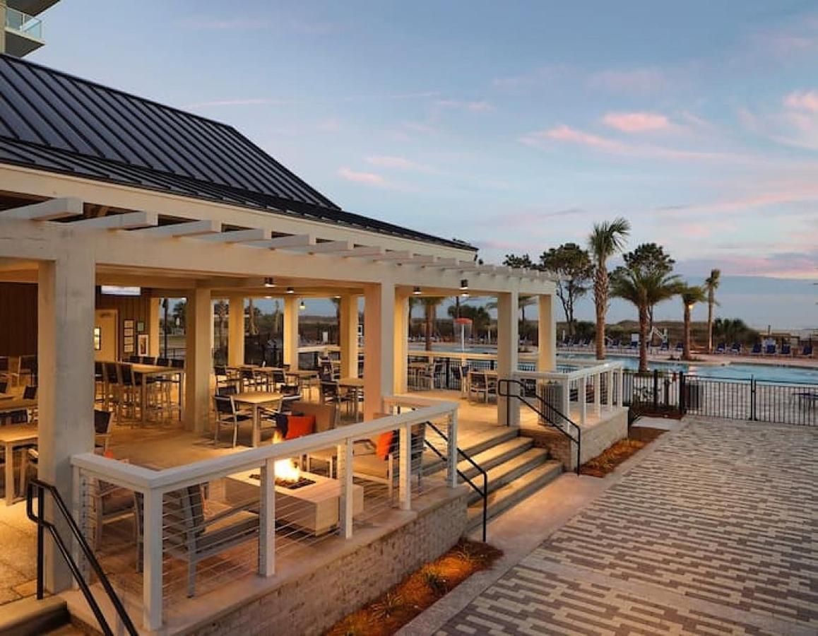 Stunning Views!!-Oceanfront Villa-Heated Pool-Private Balcony-Tiki Bar-Walk To Coligny Plaza Hilton Head Island Exterior foto