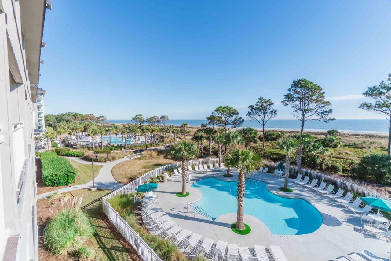 Stunning Views!!-Oceanfront Villa-Heated Pool-Private Balcony-Tiki Bar-Walk To Coligny Plaza Hilton Head Island Exterior foto